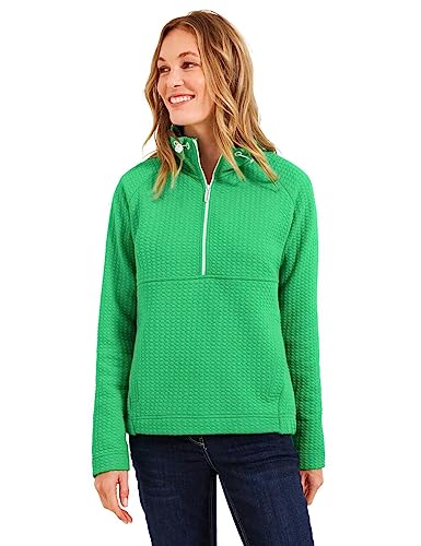 CECIL Damen B302272 Sweatshirt, Smash Green, L von Cecil