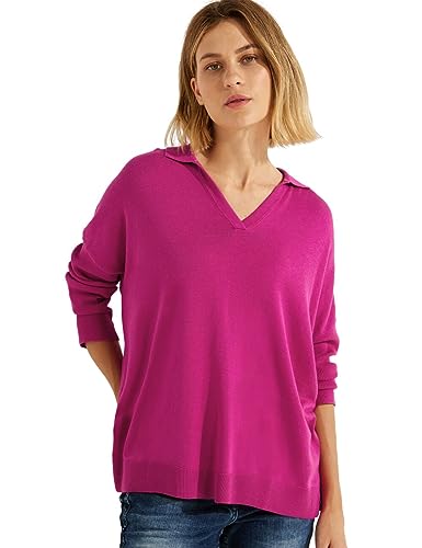 Cecil Damen B302419 Oversize Strickpullover, cool pink,M von Cecil