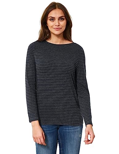 Cecil Damen Strickpullover B302167, Grau, S von Cecil