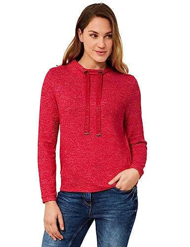 Cecil Damen B318877 Langarmshirt, Strong red Melange, L von Cecil