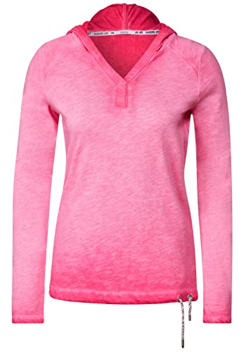 Cecil Damen B319220 Kapuzenshirt, Fresh Pink, M EU von Cecil