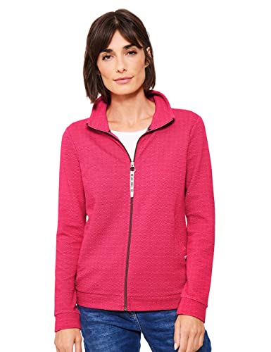 Cecil Damen B319239 Sweatjacke, Fresh Pink, M EU von Cecil