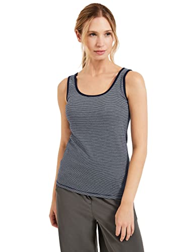 Cecil Damen Style Linda Basic Top Baumwolle, Deep Blue Gestreift, M von Cecil