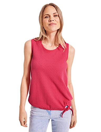 CECIL Damen B320055 Sommertop, Strawberry red, Large von Cecil