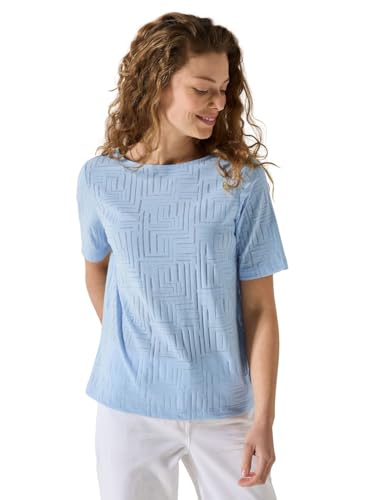 Cecil Damen B323123 T-Shirt, Pastel Blue, XS von Cecil
