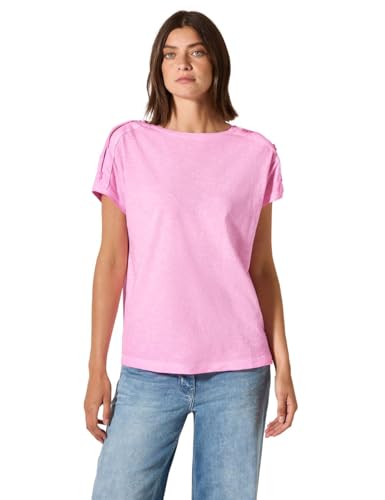 Cecil Damen 3226142 T-Shirt, Fresh Neon Pink, XXL von Cecil