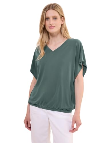 Cecil Damen B323382 T-Shirt, Dark Balmy Khaki, XL von Cecil