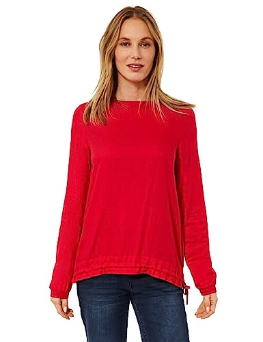 CECIL Damen B343586 Blusenshirt, Strong red, M von Cecil