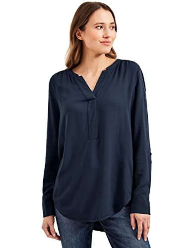 CECIL Damen B343705 Longbluse, deep Blue, M von Cecil