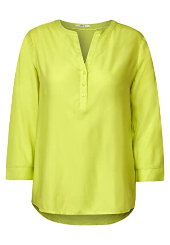 CECIL Damen B343837 Blusenshirt 3/4 Arm, Limelight Yellow, XS EU von Cecil