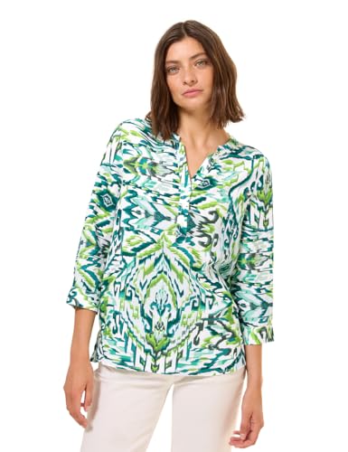 Cecil Damen B345373 Bluse, Green Lagoon, S von Cecil
