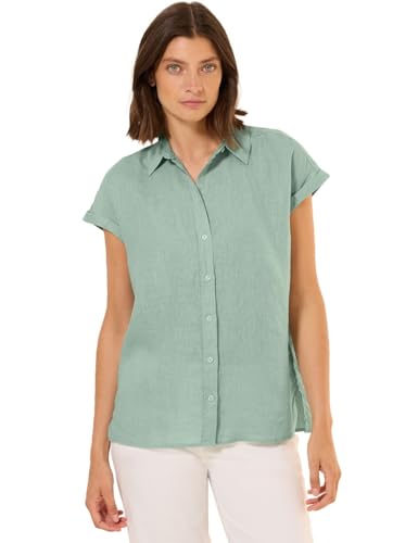 Cecil Damen B345376 Bluse, Ice Sage Green, M von Cecil