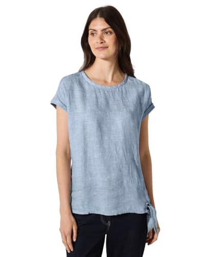 Cecil Damen B345419 Bluse, Chambray Forever Blue, XXL von Cecil