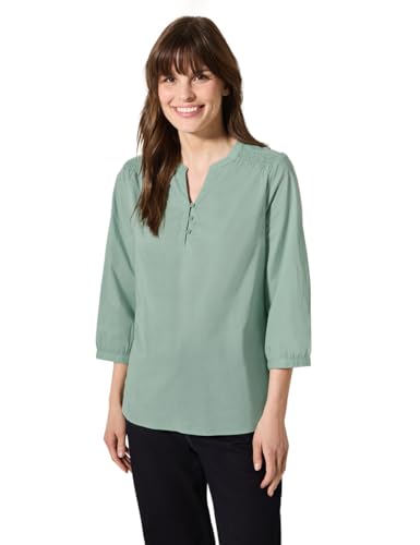 Cecil Damen B345650 Bluse, Matcha Green, XS von Cecil