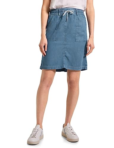 CECIL Damen B361318 Jeansrock, Light Blue Washed, M EU von Cecil