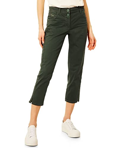 Cecil Damen B375102 3/4 Sommerhose Skinny Hose, Utility Olive, 26W / 24L EU von Cecil