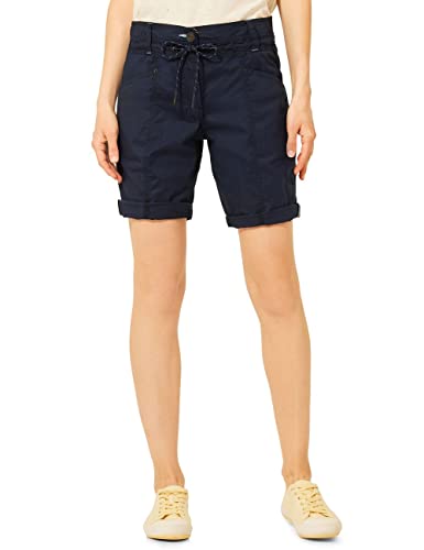 Cecil Damen B375294 Baumwollshorts, Deep Blue, 33W EU von Cecil