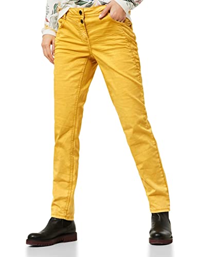 Cecil Damen B375646 Damenhose, Curry Yellow, 30W / 30L EU von Cecil