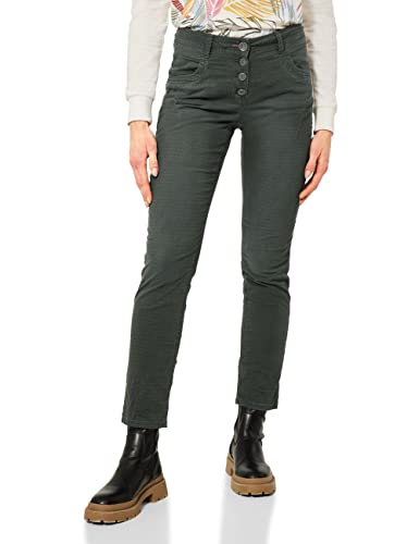 Cecil Damen B375753 Damenhose Loose, deep Pine Green, 25 von Cecil