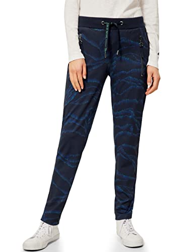 CECIL Damen B375943 Joggpants, deep Blue, L von Cecil