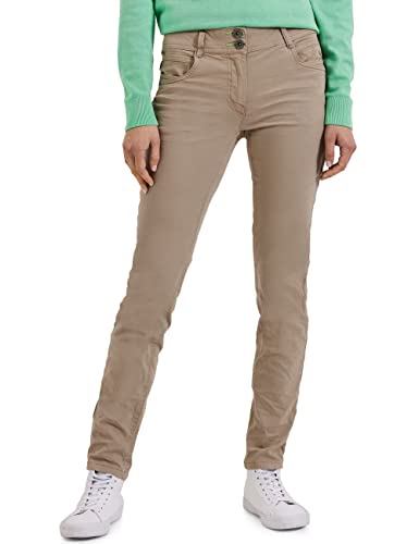 CECIL Damen B376001 Stoffhose Slim, Caramel beige, 36 CECIL Damen B376001 Stoffhose Slim, Caramel beige, 36 von Cecil