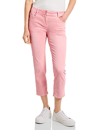 Cecil Damen B376481 7/8 Jeanshose, Soft neon pink, 28 von Cecil