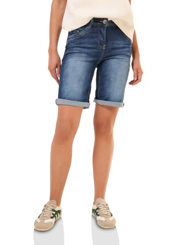 Cecil Damen B378655 Bermudas/Shorts, Mid Blue Used Wash, 32 Cecil Damen B378655 Bermudas/Shorts, Mid Blue Used Wash, 32 von Cecil
