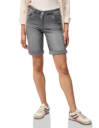 Cecil Damen B378657 Bermudas/Shorts, Mid Grey Used Wash, 32 von Cecil