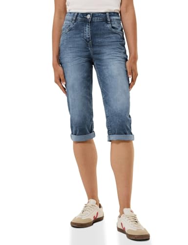 Cecil Damen B378658 Jeans, Light Blue Authentic Washed, 28W/19L von Cecil