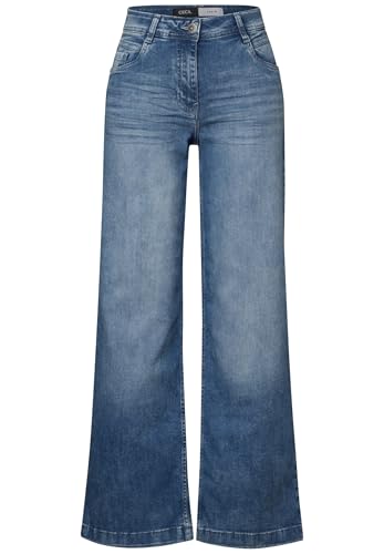 Cecil Damen B379070 Jeans, Light Blue Washed, 32W/32L von Cecil