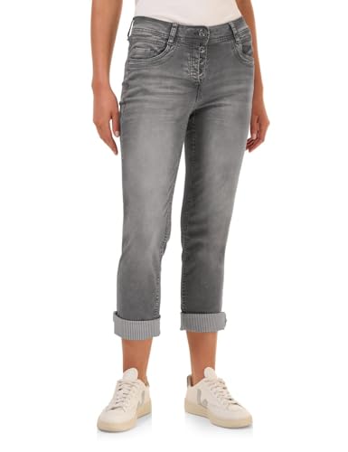 Cecil Damen B379216 Jeans, Light Grey Wash, 28W/28L von Cecil