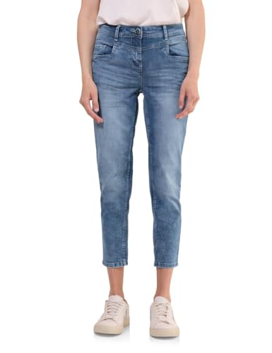 Cecil Damen B379218 Jeans, Mid Blue Wash, 29W/26L von Cecil
