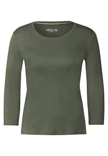 Cecil Damen Basic T-Shirt in Unifarbe von Cecil