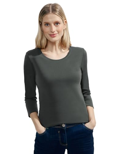 Cecil Damen Basic T-Shirt in Unifarbe von Cecil