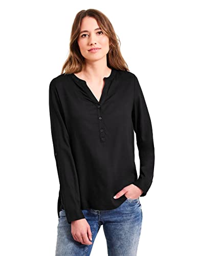 Cecil Damen Bluse in Unifarbe von Cecil