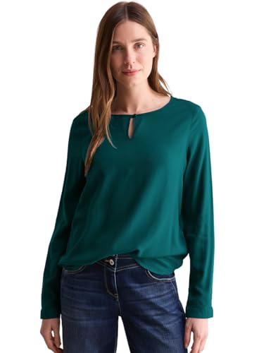 Cecil Damen Bluse in Unifarbe von Cecil