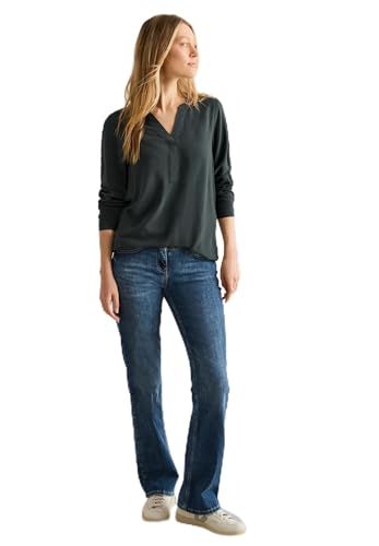 Cecil Damen Bluse in Unifarbe von Cecil