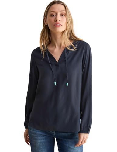 Cecil Damen Bluse in Unifarbe von Cecil