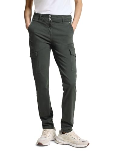 Cecil Damen Cargohose Slim strong khaki 28W / 28L Cecil Damen Cargohose Slim strong khaki 28W / 28L von Cecil