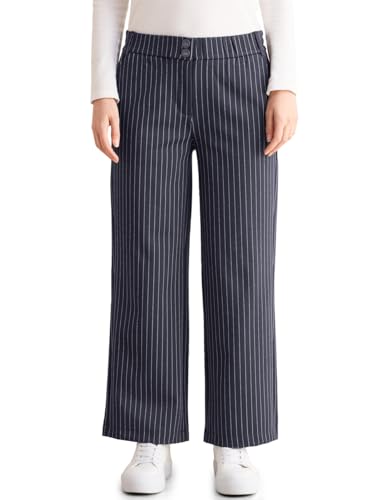 Cecil Damen Gestreifte Wide Leg Hose von Cecil