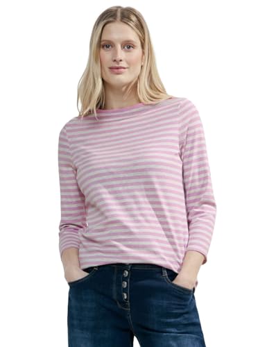 Cecil Damen Gestreiftes T-Shirt tender rose M von Cecil