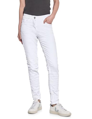 Cecil Damen High Waist Jeans Weiß 26W / 30L von Cecil