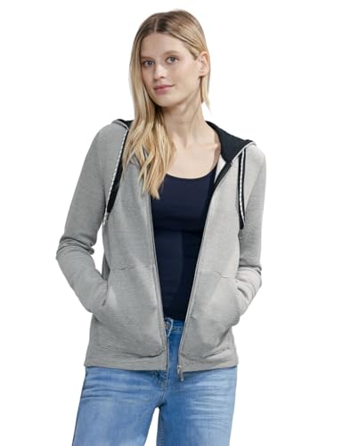 Cecil Damen B321135 Hoodie Sweatjacke, Vanilla White, L EU von Cecil