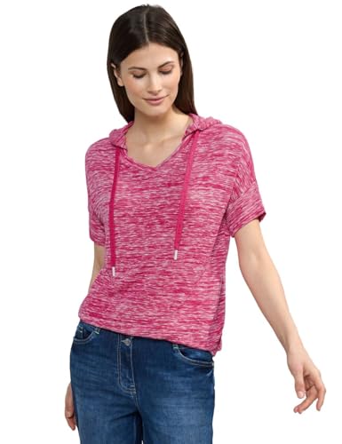 Cecil Damen Hoodie T-Shirt pink sorbet melange XL von Cecil