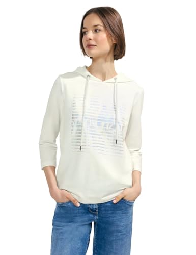 Cecil Damen Hoodie T-Shirt vanilla white L von Cecil