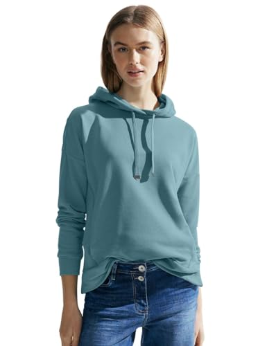 Cecil Damen Hoodie mit Glitzerwording von Cecil