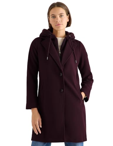 Cecil Damen Mantel mit Teddy Inlay von Cecil