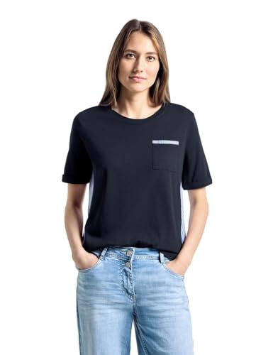 Damen Materialmix T-Shirt Damen Materialmix T-Shirt von Cecil