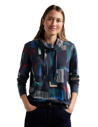 Cecil Damen Multicolor Wording Shirt von Cecil