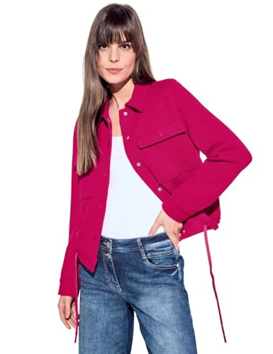 Cecil Damen Overshirt Sweatjacke pink sorbet S von Cecil